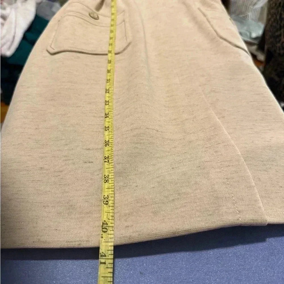 Vintage Herman Marcus Floral Button-Up Blouse and Beige Skirt Set - Picture 7 of 7